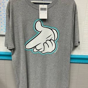 CROOKS & CASTLES AIR GEN
GREY & TEAL T SHIRT